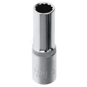 SOQUETE ESTRIADO LONGO COM ENCAIXE 1/2MM GEDORE RED