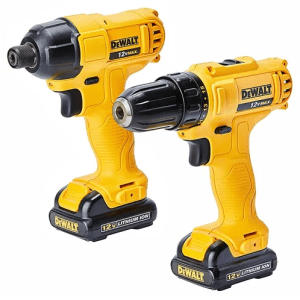 COMBO PARAFUSADEIRA E CHAVE DE IMPACTO 12V DCK201C2