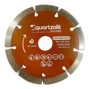 DISCO DIAMANTADO SEGMENTADO QUARTZOLIT
